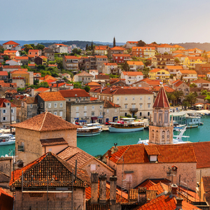 Altstadt von Trogir in Dalmatien