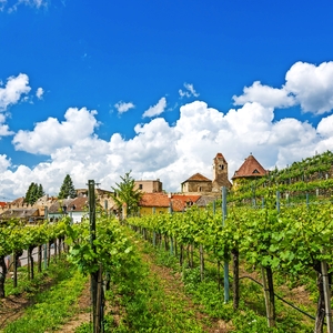 Dürnstein an der Donau in der Wachau, Österreich