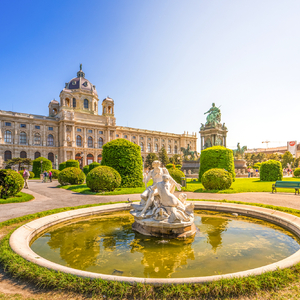 Kunsthistorisches Museum auf dem Maria-Thersien-Platz in Wien, Österreich