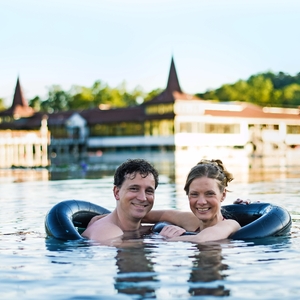 Bad im Hévízer Heilsee